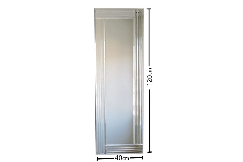 Mentis Dekorasjonsspeil 40 cm - Sølv - Interiør - Speil - Veggspeil