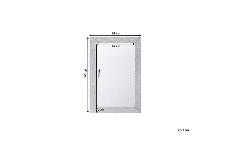Mervent Speil 61 cm - Sølv - Interiør - Speil - Veggspeil