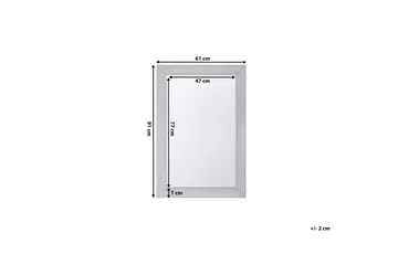 Mervent Speil 61 cm - Sølv - Interiør - Speil - Veggspeil