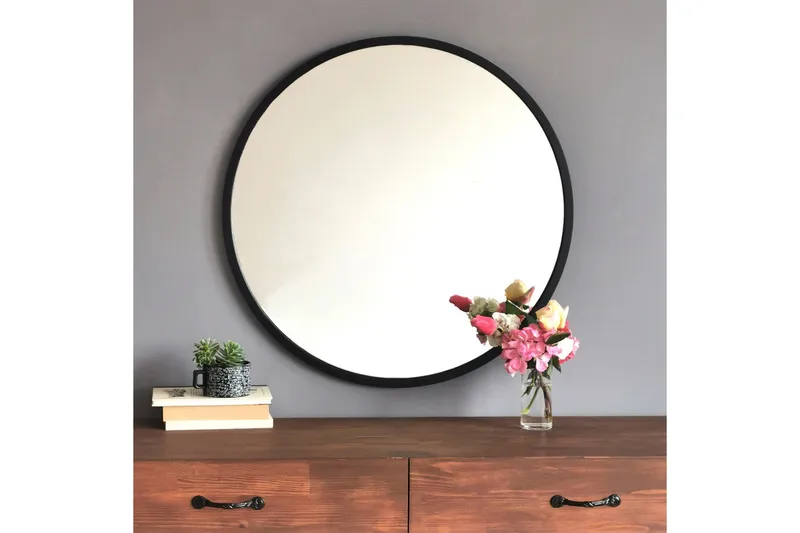 Mirror Svart - Metall/Svart - Interiør - Speil - Veggspeil