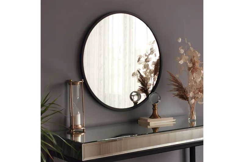 Mirror Svart - Metall/Svart - Interiør - Speil - Veggspeil