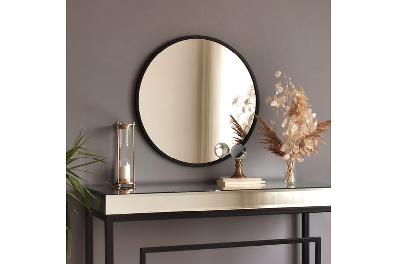 Mirror Svart, Metall/Svart