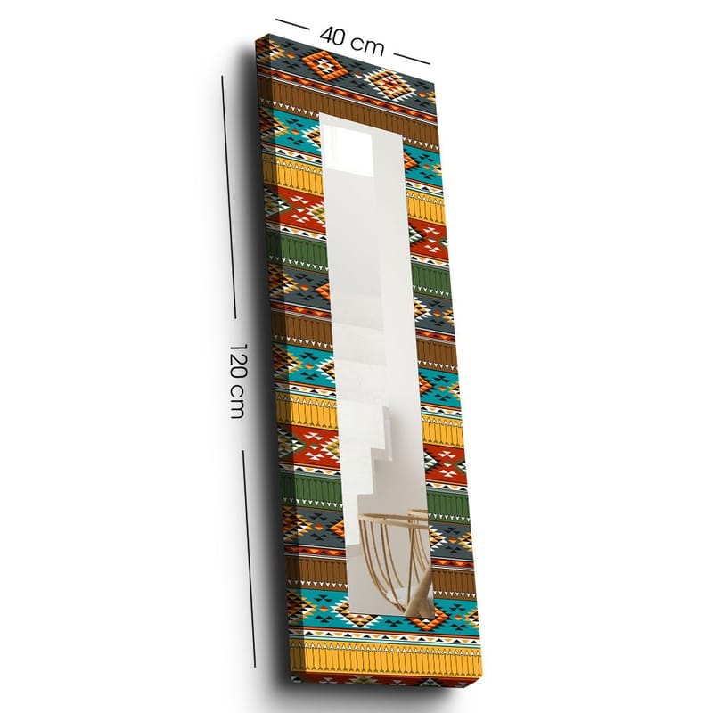 Mokhcha Dekorspeil 40x120 cm Christmas - Canvas/Flerfarget - Interiør - Speil - Veggspeil