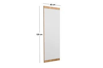 Neom Speil 40 cm Rektangulær - Tre/Natur - Interiør - Speil - Veggspeil