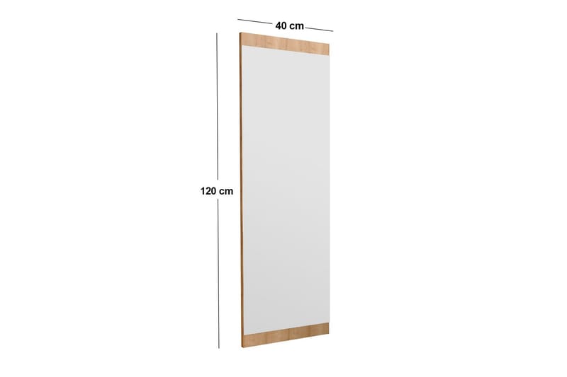 Neom Speil 40 cm Rektangulær - Tre/Natur - Interiør - Speil - Veggspeil