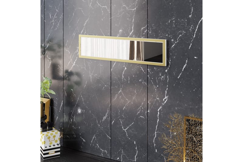 Ocotla Veggspeil 90x22 cm - Hvit - Interiør - Speil - Veggspeil