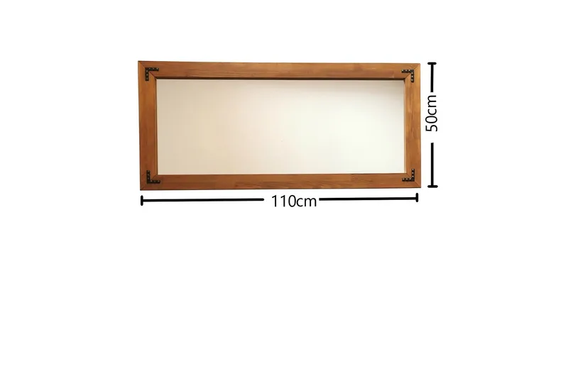 Oluwatise Dekorasjonsspeil 110 cm - Valnøtt - Interiør - Speil - Veggspeil
