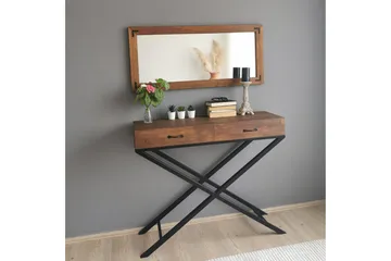 Oluwatise Dekorasjonsspeil 110 cm - Valnøtt - Interiør - Speil - Veggspeil