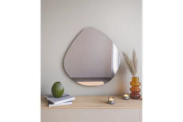 Omilo Speil 60 cm Asymmetrisk - Svart - Interiør - Speil - Veggspeil