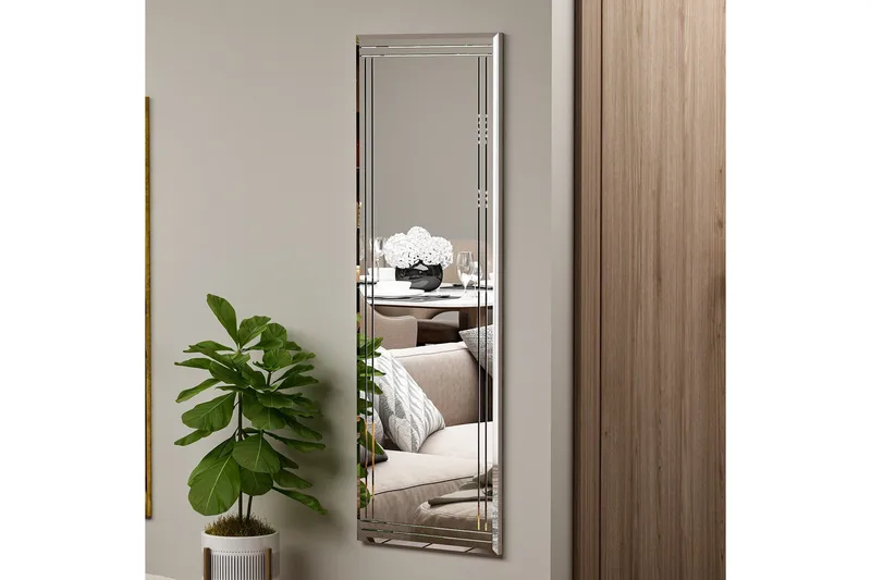 Pauli Speil 40 cm Rektangulær, Hvit