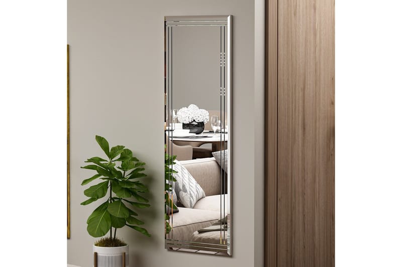 Pauli Speil 40 cm Rektangulær, Hvit