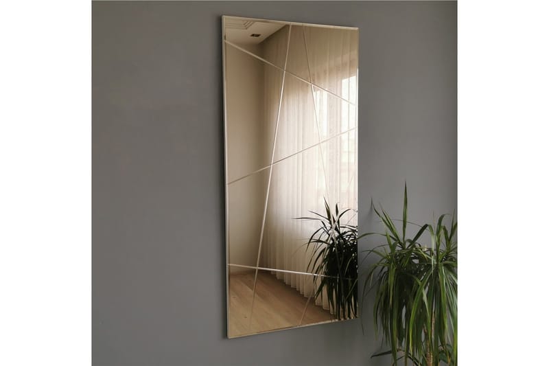 Petalcu Dekorasjonsspeil 130 cm - Sølv - Interiør - Speil - Veggspeil