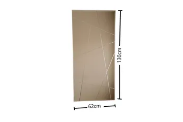 Petalcu Dekorasjonsspeil 130 cm - Sølv - Interiør - Speil - Veggspeil