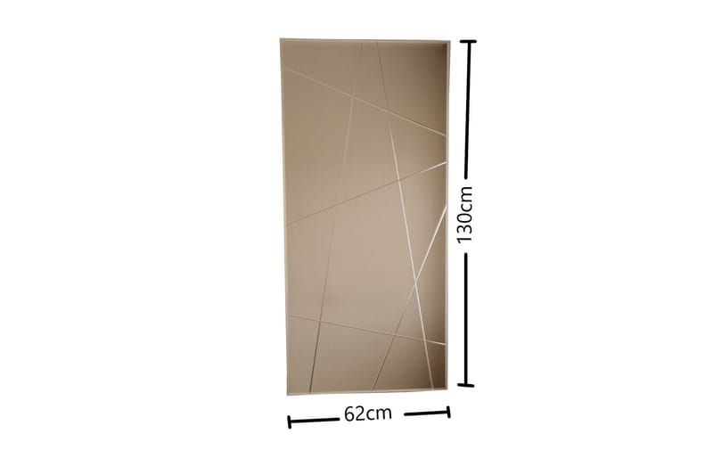 Petalcu Dekorasjonsspeil 130 cm - Sølv - Interiør - Speil - Veggspeil