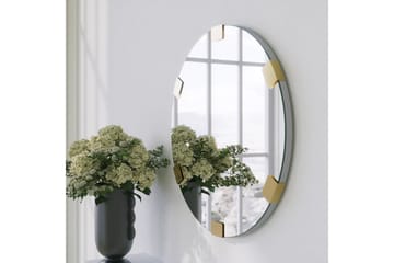 Porp Speil 60 cm Rund - Gull - Interiør - Speil - Veggspeil