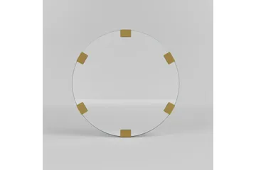 Porp Speil 60 cm Rund - Gull - Interiør - Speil - Veggspeil