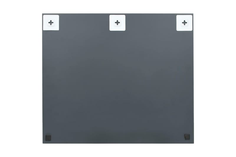 Rammeløst veggspeil med LED-lys rektangulær glass - Silver - Gangspeil - Veggspeil