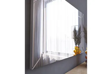 Rosan Speil 50 cm Rektangulær - Hvit - Interiør - Speil - Veggspeil