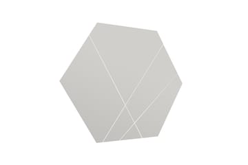 Rubby Speil 70 cm Rektangulær - Hvit - Interiør - Speil - Veggspeil