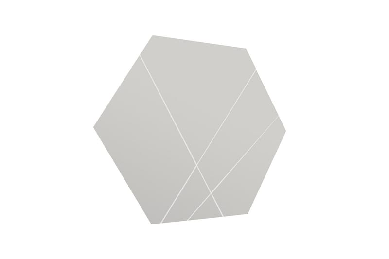 Rubby Speil 70 cm Rektangulær - Hvit - Interiør - Speil - Veggspeil