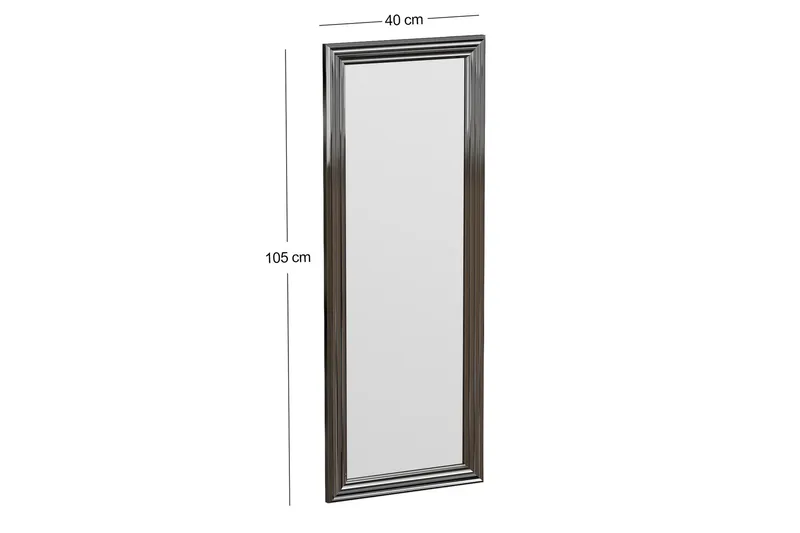 Rube Speil 40 cm Rektangulær - Sølv - Interiør - Speil - Veggspeil