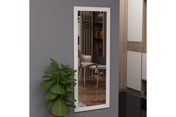 Rubo Speil 40 cm Rektangulær - Hvit - Interiør - Speil - Veggspeil