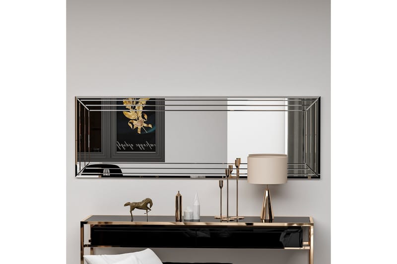 Rupan Speil 40 cm Rektangulær - Hvit - Interiør - Speil - Veggspeil