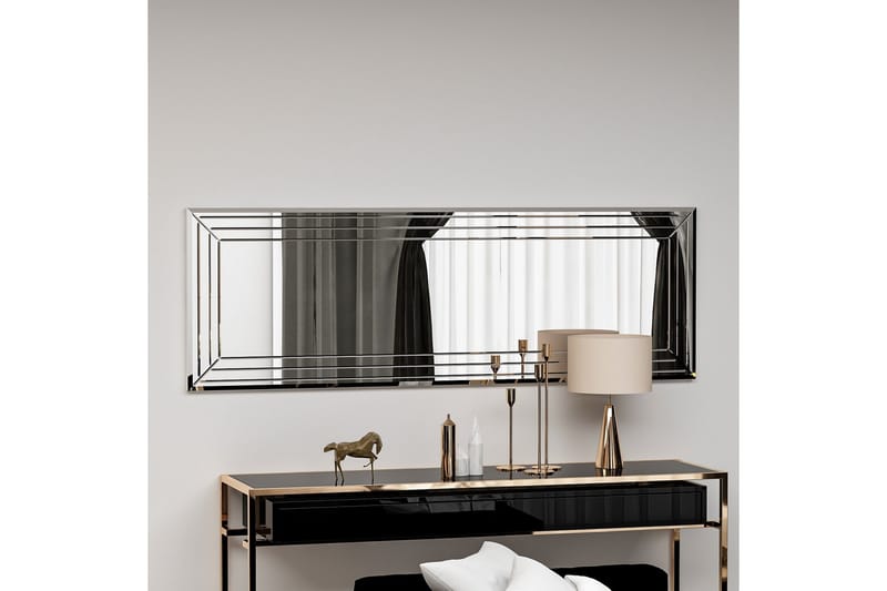 Rupan Speil 40 cm Rektangulær - Hvit - Interiør - Speil - Veggspeil