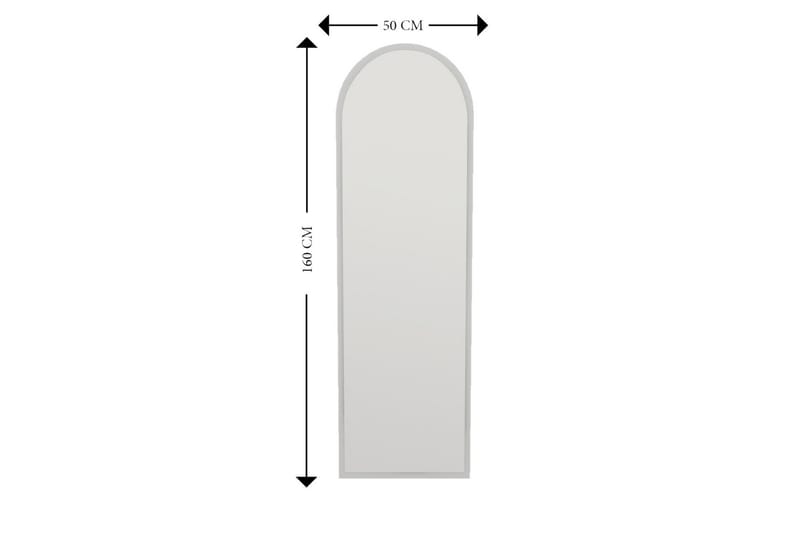 Rusele Speil 50 cm Rektangulær - Hvit - Interiør - Speil - Veggspeil