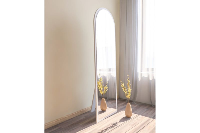 Rusele Speil 50 cm Rektangulær - Hvit - Interiør - Speil - Veggspeil