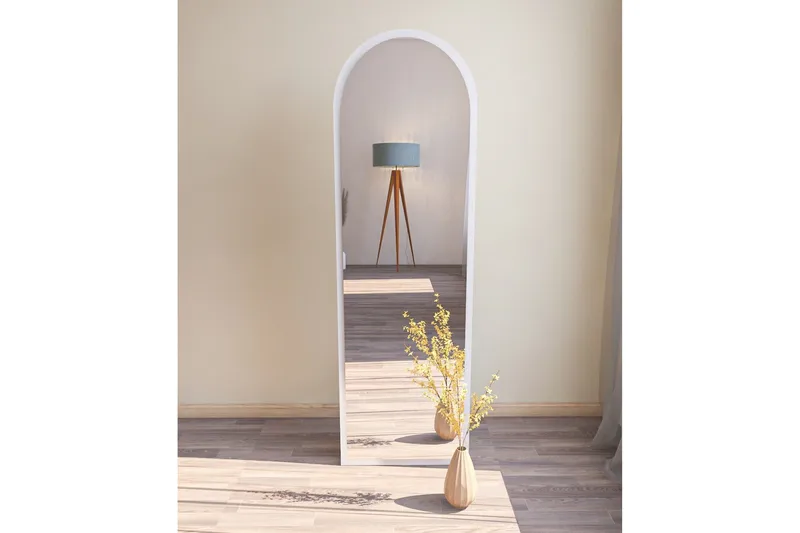 Rusele Speil 50 cm Rektangulær - Hvit - Interiør - Speil - Veggspeil