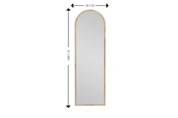 Rusele Speil 50 cm Rektangulær - Tre/Natur - Interiør - Speil - Veggspeil