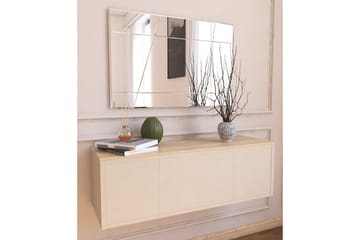 Sachi Speil 50 cm Rektangulær - Hvit - Interiør - Speil - Veggspeil