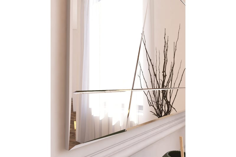 Sachi Speil 50 cm Rektangulær - Hvit - Interiør - Speil - Veggspeil