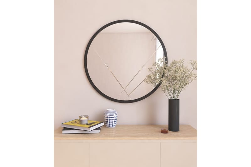 Sada Speil 60 cm Rektangulær - Svart - Interiør - Speil - Veggspeil