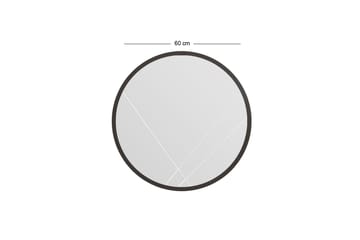 Sada Speil 60 cm Rektangulær - Svart - Interiør - Speil - Veggspeil