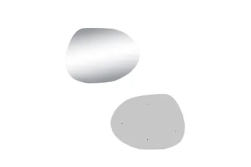 Samtens Speil 75 cm Rektangulær - Gull - Interiør - Speil - Veggspeil