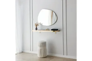 Samtens Speil 75 cm Rektangulær - Gull - Interiør - Speil - Veggspeil