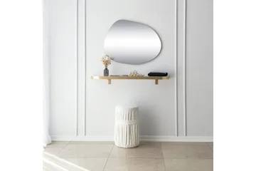 Samtens Speil 75 cm Rektangulær - Gull - Interiør - Speil - Veggspeil