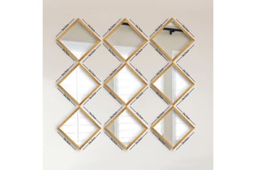 Sarata Speil - Gull/Sølv - Interiør - Speil - Veggspeil