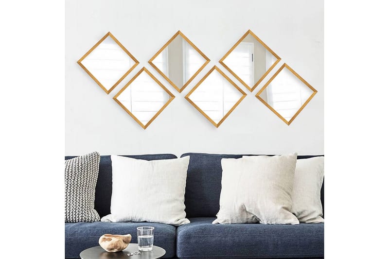 Sarata Speil - Gull/Sølv - Interiør - Speil - Veggspeil