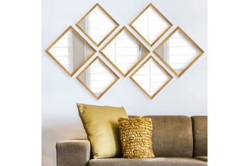 Sarata Speil - Gull/Sølv - Interiør - Speil - Veggspeil