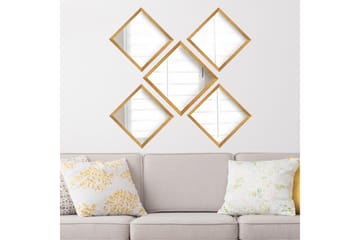 Sarata Speil - Gull/Sølv - Interiør - Speil - Veggspeil