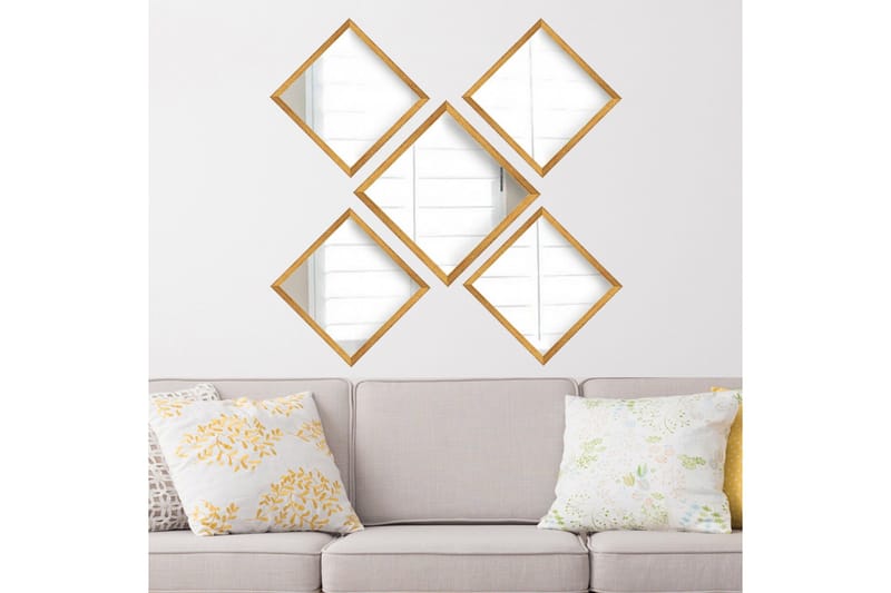 Sarata Speil - Gull/Sølv - Interiør - Speil - Veggspeil