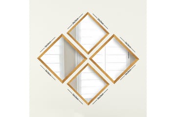 Sarata Speil - Gull/Sølv - Interiør - Speil - Veggspeil