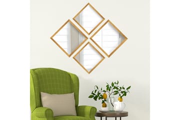 Sarata Speil - Gull/Sølv - Interiør - Speil - Veggspeil