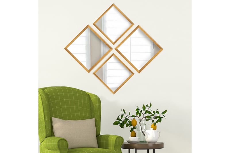 Sarata Speil - Gull/Sølv - Interiør - Speil - Veggspeil