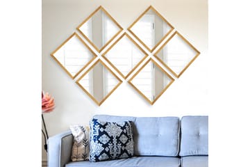 Sarata Speil - Gull/Sølv - Interiør - Speil - Veggspeil