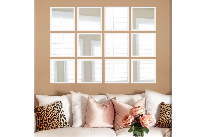 Sarata Speil - Hvit/Sølv - Interiør - Speil - Veggspeil