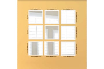 Sarata Speil - Hvit/Sølv - Interiør - Speil - Veggspeil